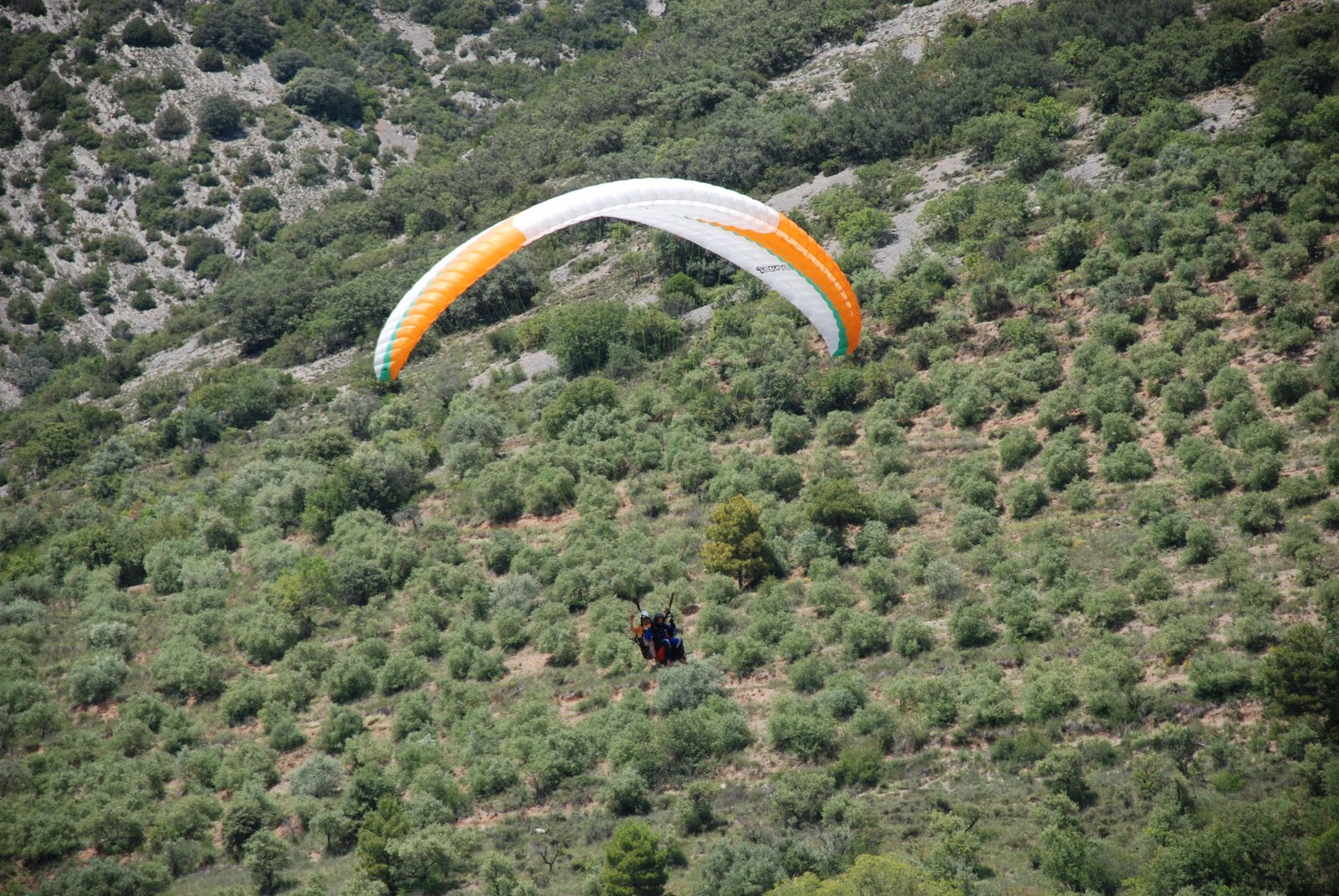 Parapent a Organyà